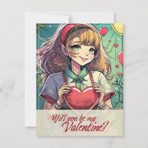 Seien Sie meine Valentine im Manga Style 33419