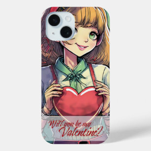 Seien Sie meine Valentine im Manga Style 33419 Case-Mate iPhone Hülle