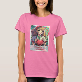 Seien Sie meine Valentine im Manga Style 33419 T-Shirt