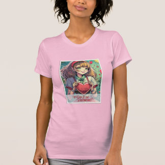 Seien Sie meine Valentine im Manga Style 33419 T-Shirt