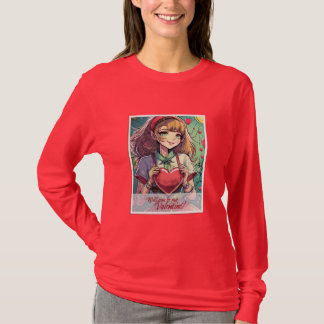 Seien Sie meine Valentine im Manga Style 33419 T-Shirt