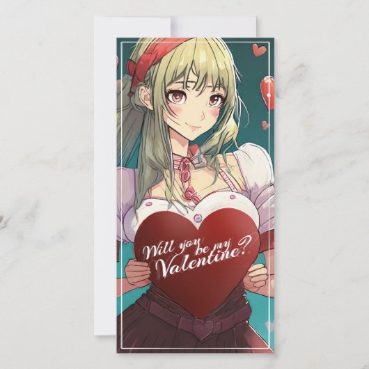 Seien Sie meine Valentine im Manga Style 33893 (Vorderseite)