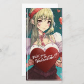 Seien Sie meine Valentine im Manga Style 33893 (Vorne/Hinten)