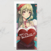 Seien Sie meine Valentine im Manga Style 33893 (Vorne/Hinten)