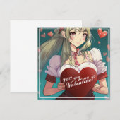 Seien Sie meine Valentine im Manga Style 33893 (Vorne/Hinten)