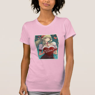 Seien Sie meine Valentine im Manga Style 33893 T-Shirt
