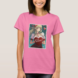 Seien Sie meine Valentine im Manga Style 33893 T-Shirt
