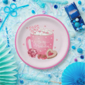 Seien Sie meine Valentine Kakao, Cookies und Süßig Pappteller (Party)