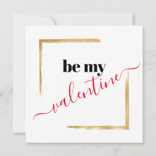 Seien Sie meine Valentine-Kundenkarte Feiertagskarte