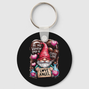 Seien Sie meine Valentine Liebe Angel Gnome Niedli Schlüsselanhänger