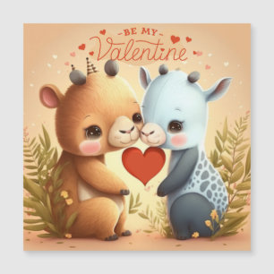 Seien Sie meine Valentine Magnetic Einladung