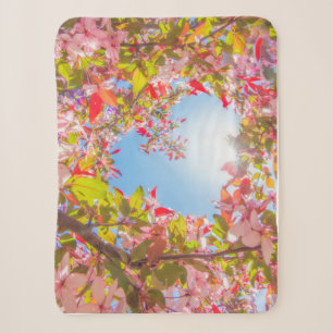 Seien Sie meine Valentine Natureblüten Herzblüte B Sherpadecke