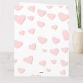 Seien Sie meine Valentine Niedlich Heart Candy Zei Karte (Rückseite)