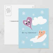 Seien Sie meine Valentine Postkarte (Vorne/Hinten)