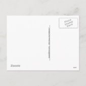Seien Sie meine Valentine Postkarte (Rückseite)