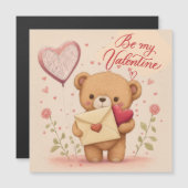 Seien Sie meine Valentineinladung Magneteinladung (Vorne/Hinten)