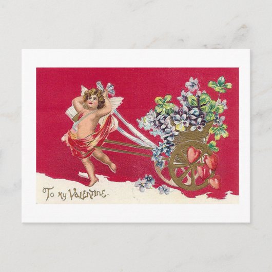 Seien Sie meine Valentinenkarte Feiertagspostkarte (Vorderseite)