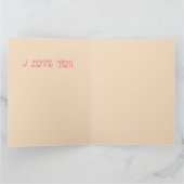 Seien Sie meine Valentinerkarte Dankeskarte (Innenseite)