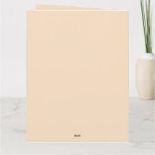 Seien Sie meine Valentinerkarte Dankeskarte (Rückseite)