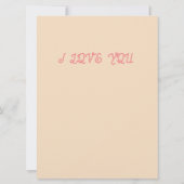 Seien Sie meine Valentinerkarte Einladung (Rückseite)