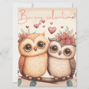 Seien Sie meine Valentinerkarte Einladung