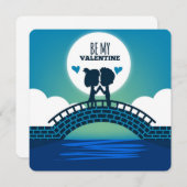 Seien Sie meine Valentinerkarte Feiertagskarte (Vorne/Hinten)