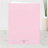 Seien Sie meine Valentines Herzkarte Karte (Rückseite)