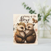 Seien Sie meine Valentinin-Igel in der Liebe (Stehend Vorderseite)