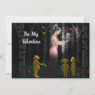 Seien Sie meine Valentinin Prinzessin Feiertagskarte