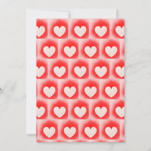 Seien Sie meine Valentinin-weiße Herznote Einladung