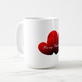 Seien Sie meine Valentinische Tasse (Vorderseite Links)