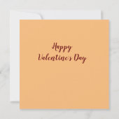 Seien Sie meine Valentinkarte (Rückseite)