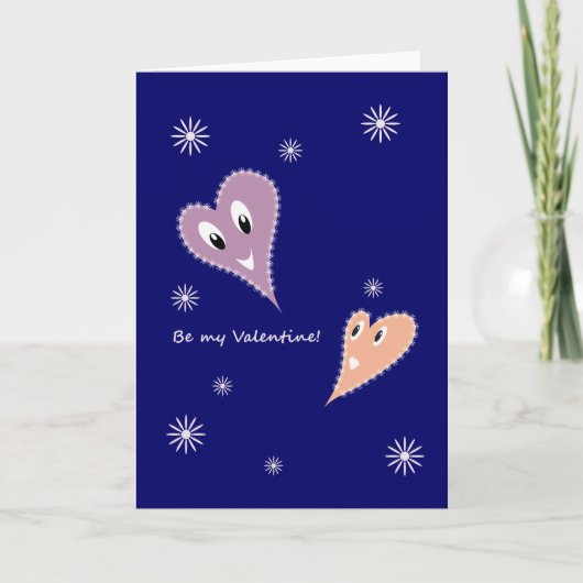 Seien Sie meine Valentinkarte Feiertagskarte (Vorderseite)