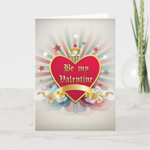 Seien Sie meine Valentinkarte Feiertagskarte