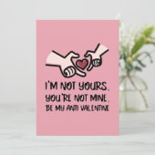 Seien Sie meine Valentinkarte - Herz Feiertagskarte (Stehend Vorderseite)