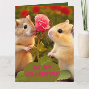 Seien Sie meine Valentinkarte Karte