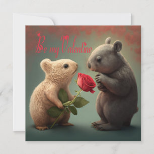 Seien Sie meine Valentinkarte Karte