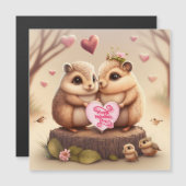 Seien Sie meine Valentinkarte Magnetkarte (Vorne/Hinten)