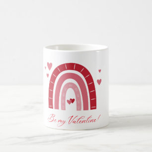 Seien Sie meine Valentinsankündigung Postkarte Kaffeetasse