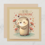 Seien Sie meine Valentinskarte Einladung (Vorne/Hinten)