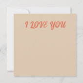 Seien Sie meine Valentinskarte Einladung (Rückseite)