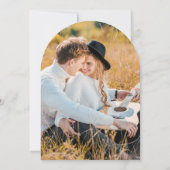 Seien Sie meine Valentinstag Foto Grußkarte Einladung (Rückseite)