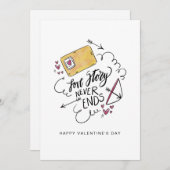 Seien Sie meine Valentinstag-Karte Feiertagskarte (Vorne/Hinten)