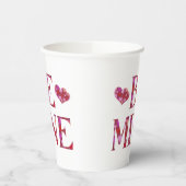 Seien Sie meine Valentinstag Tageszeitung Cups Pappbecher (Links)