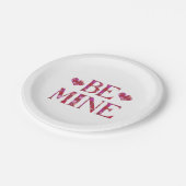 Seien Sie meine Valentinstag Teller (Schrägansicht)