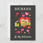 Seien Sie meine Valentintagskarte Einladung (Vorderseite)