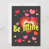 Seien Sie meine Valentintagskarte Einladung (Vorderseite)