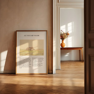 Seien Sie meine Vision Vintage Minimal Hymn Wall A Poster