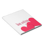 Seien Sie meine zwei Herzen Sicherheit Button Vale Notizblock (angewinkelt)