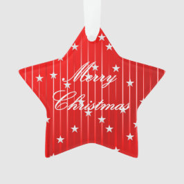 Seien Sie Merry und Shine Bright Acrylic Ornament